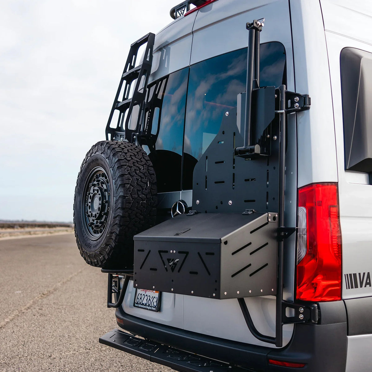 Sprinter Rear Tire Carrier Ladder (Driver Side High Roof)